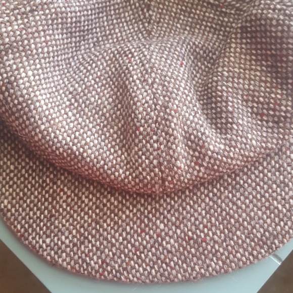 Beige, White and Red Winter Hat - Picture 2 of 3